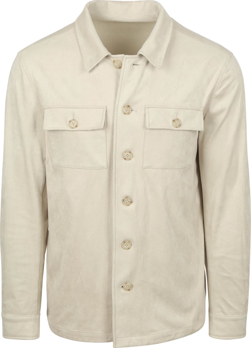Suitable Pasetta Overshirt Ecru - Maat L - Heren