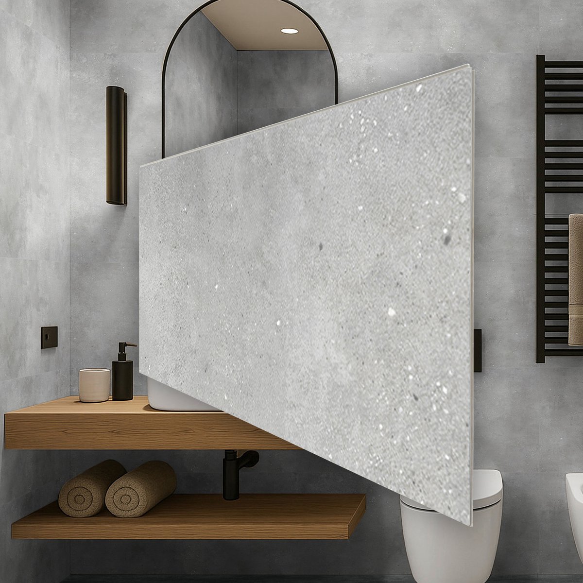 Revêt SPC Wall 3.7 - 60 x 30 cm - Designer wandtegels XL - Kunststof wandtegel - waterdicht, robuust, voor het bedekken van oude tegels - 12 stuks = 2,16 m²