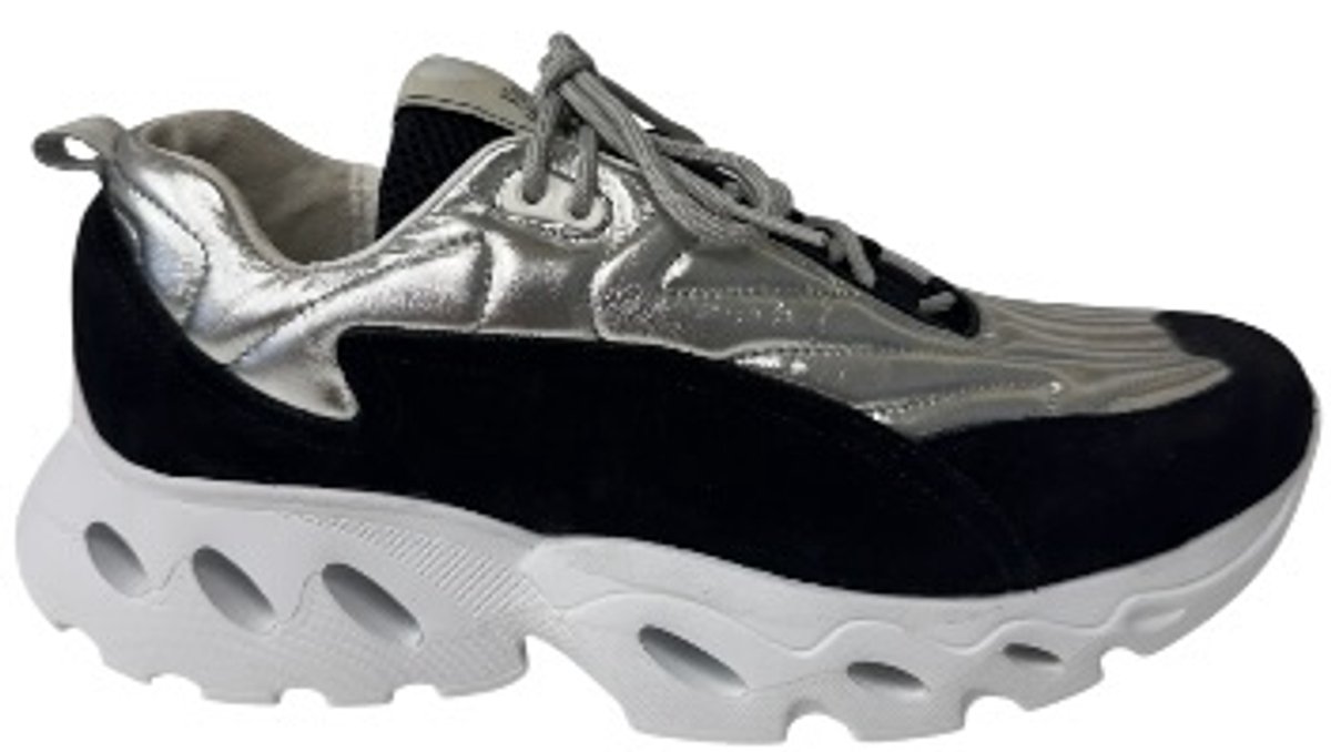 Durea 6311 Sneaker FlowMotion Zwart/Zilver H