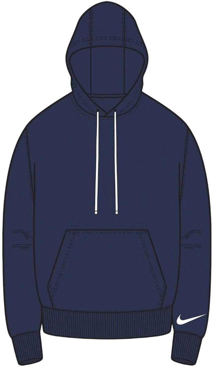 Nike Park 26 Fleece Hoodie Heren 3XL Blauw