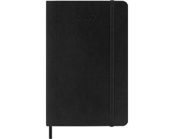 Moleskine 12 Maanden Agenda - 2027 - Wekelijks - Pocket - Zachte Kaft - Zwart