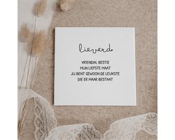 Oud Hollands tegeltje | Vriendin, bestie, maat | winkeltjevananne.nl | Aardewerk |