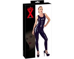Mouwloos Latex Fetish Catsuit met Rits