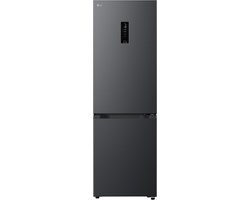 LG GBBSJ11DEP koel‑vriescombinatie Zwart met DoorCooling voor gelijkmatige koeling - Zero Clearance voor een naadloze pasvorm - MAXFit voor maximale opslagruimte - ThinQ bediening. Energieklasse D