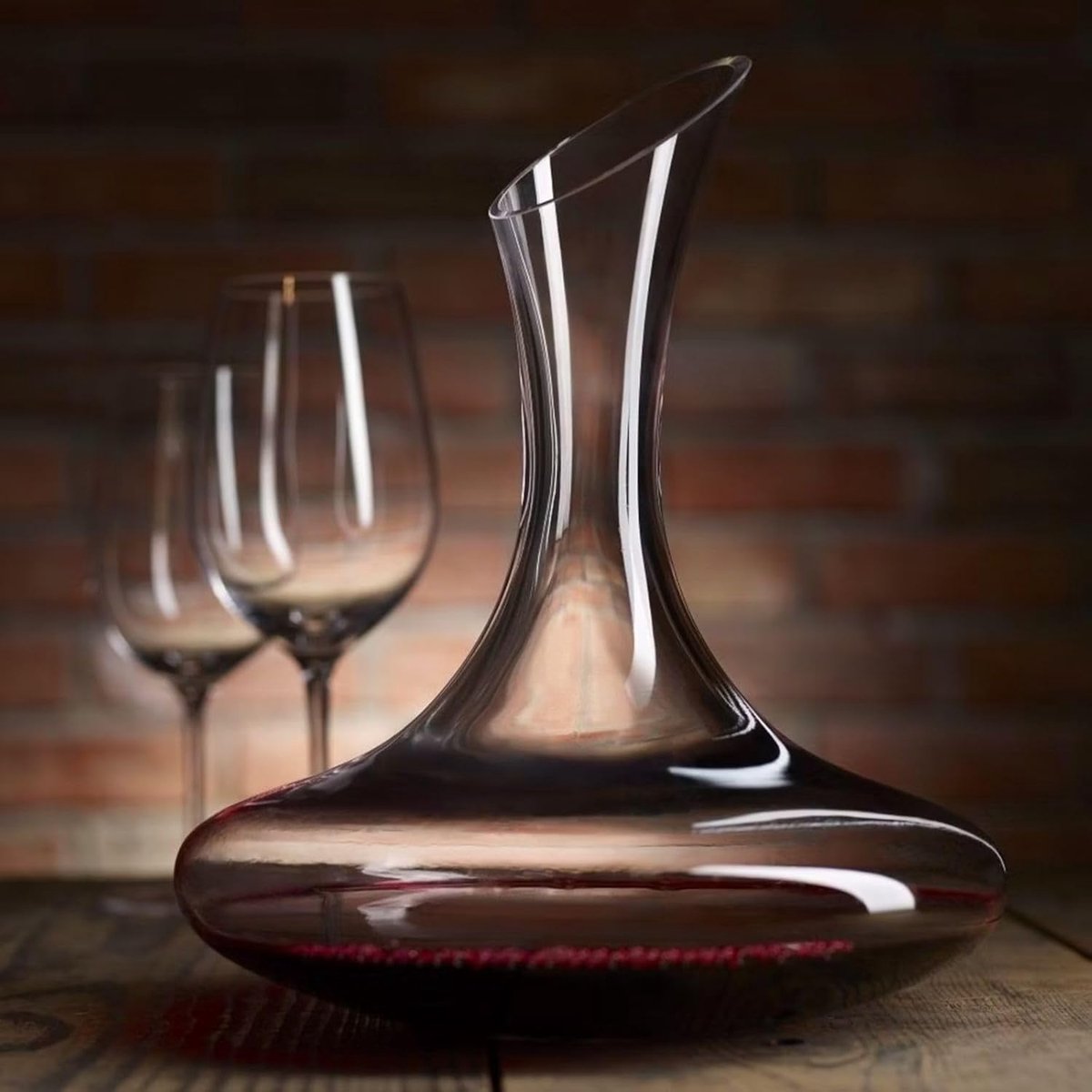 KROSNO Glazen Karaf voor wijn, water, frisdranken en sappen | Kristalglas, 1500 ML - Vinoteca Collectie - Perfect voor Thuis, Restaurants en Feesten — cadeau in Koken & Dineren - foto 6