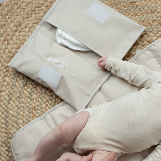 KipKep Napper Luier-etuitje - Cookie - luiers en doekjes to go - rPET - wasbaar - gecoat - zandkleur, beige van Merkloos — afbeelding 5
