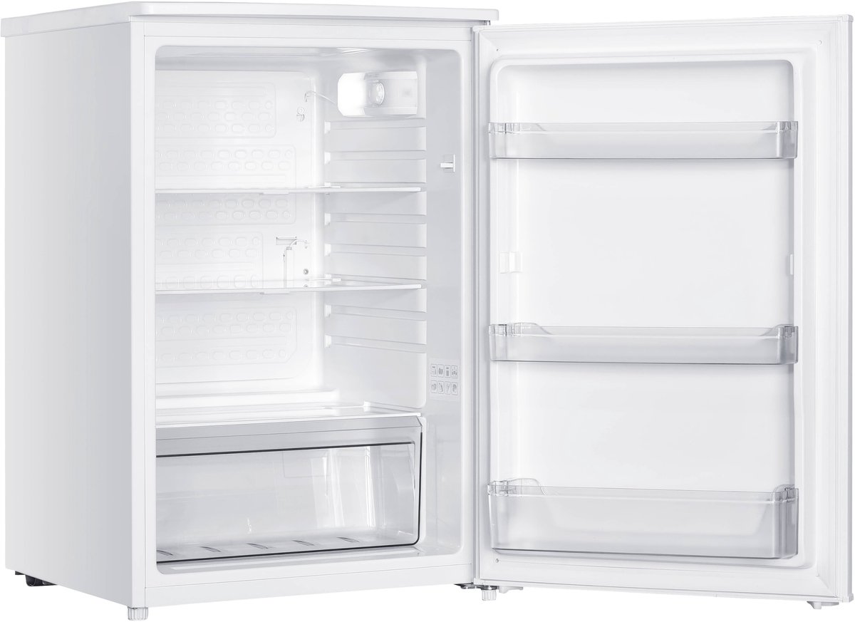 Tomado TLT5501W tafelmodel koelkast energiezuinig - 126 liter - Zonder vriesvak - 55 cm breed - Zeer stil: 35 dB - Led-verlichting - Energielabel C - Vrijstaand - Wit — afbeelding 6