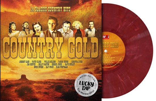 Various Artists - Country Gold (LP) (Coloured Vinyl)