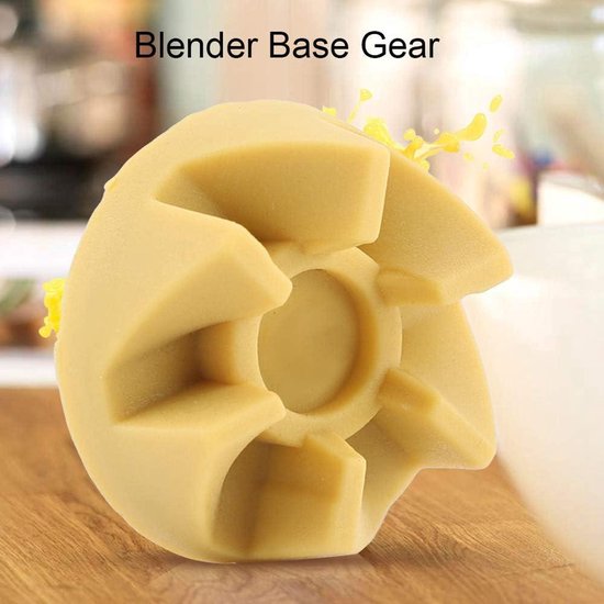 Rubber Base Gear Vervanging Deel Accessoire - Blender Fruit Juicer Mixer - Duurzaam en Slijtvast van Merkloos — afbeelding 3