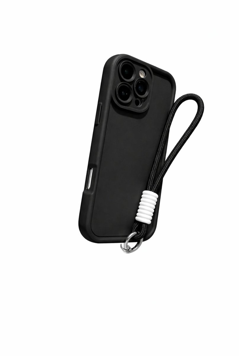 S25 Ultra Telefoonhoes - Zwart - Siliconen Back Cover - Polskoord - Geschikt voor Samsung Galaxy S25 Ultra