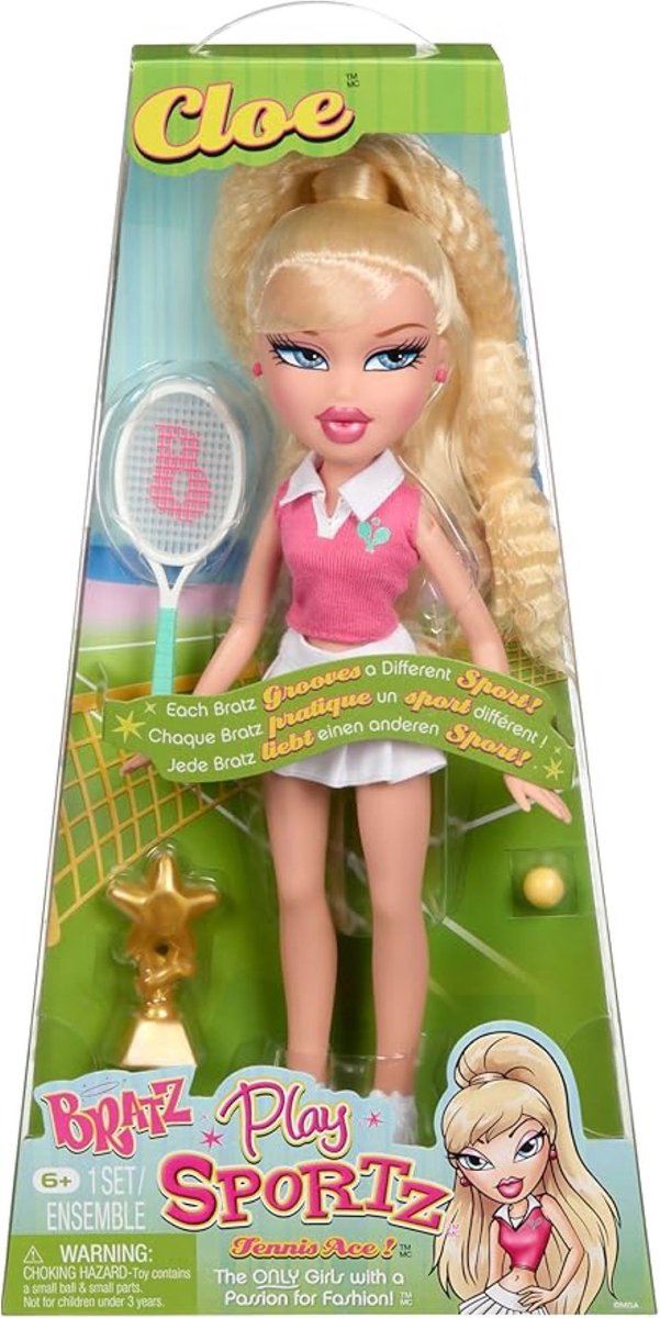 Bratz Play Sportz Cloe (Tennis) van Merkloos — afbeelding 3