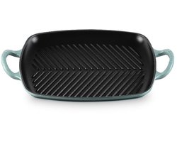 Le Creuset Grillplaat Signature - Sea Salt - 30 x 27 cm - Geëmailleerd Gietijzer