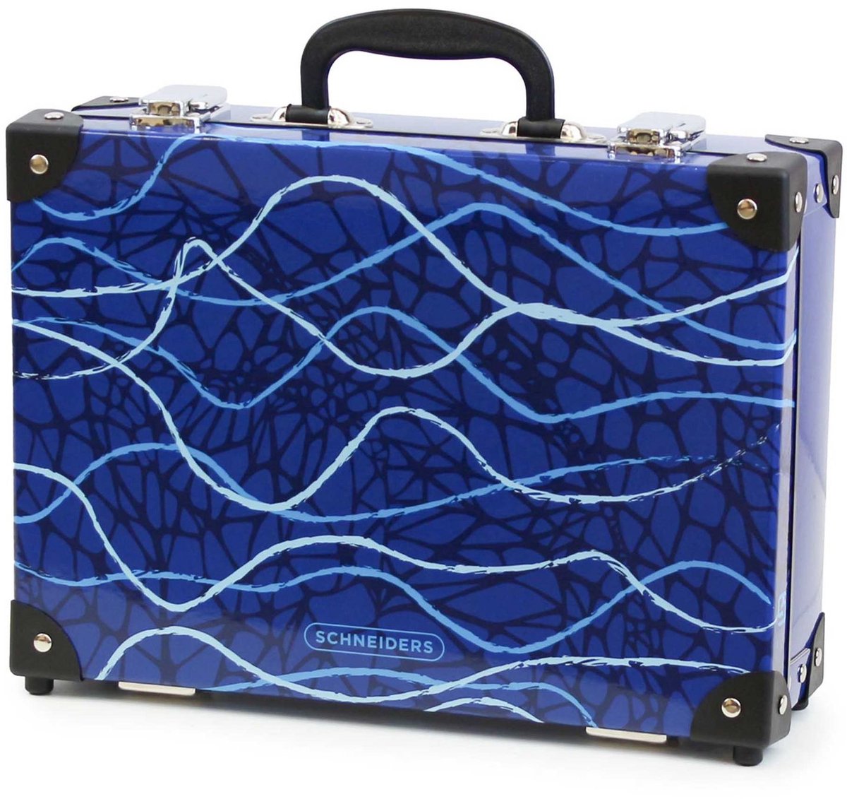 Schneiders schooltas accessoires Case Blue Vibes blauw