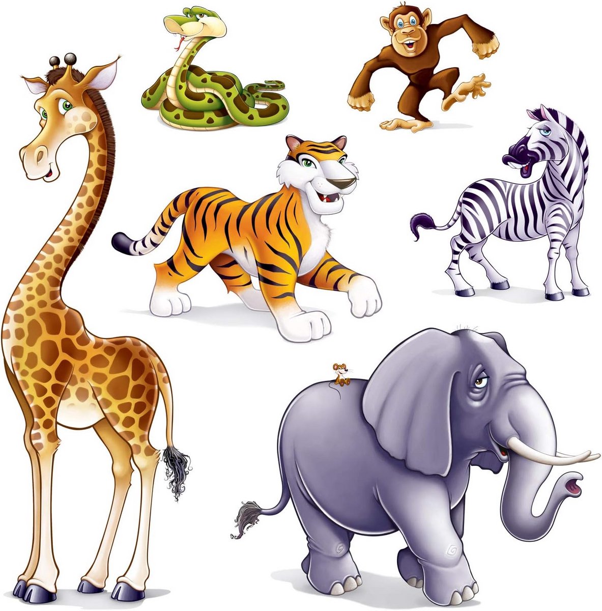 Grote Speelgoed Dieren voor Jungle Thema Feestjes en Decoratie