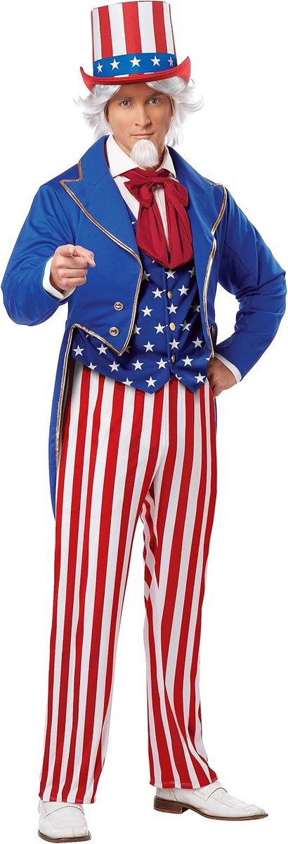 Amerikaanse Patriot Kostuum voor Heren XL