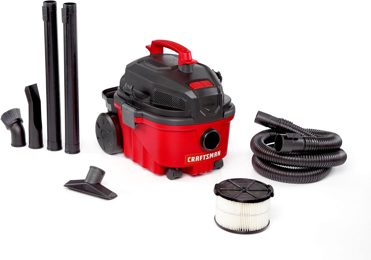Nat-Droog Stofzuiger - Krachtige Shop Vac met Grote Capaciteit voor Auto en Huis