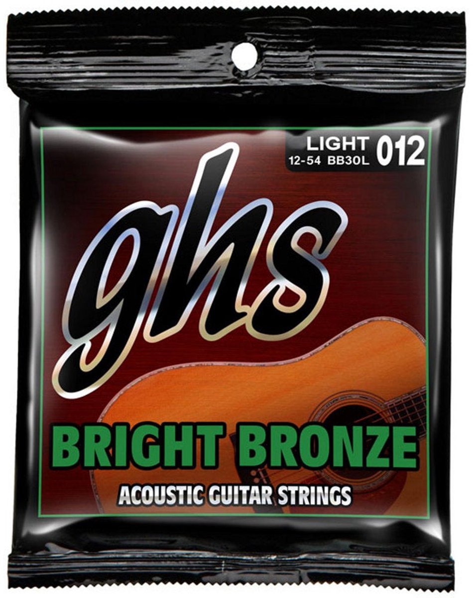 GHS BB30L Bright Bronze light snarenset voor westerngitaar