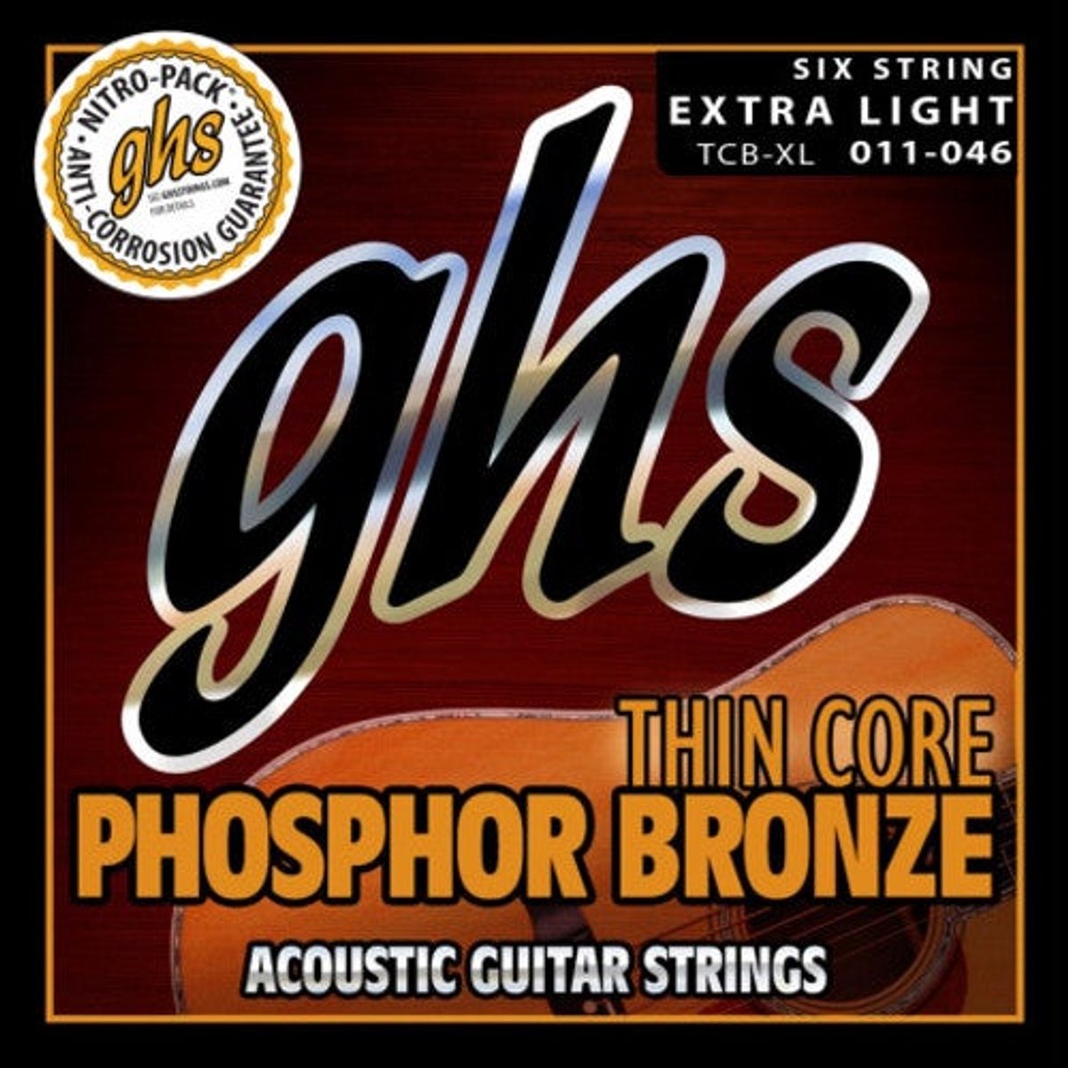 GHS Thin Core Phosphor Bronze Extra Light 011 - 046 western gitaarsnaren