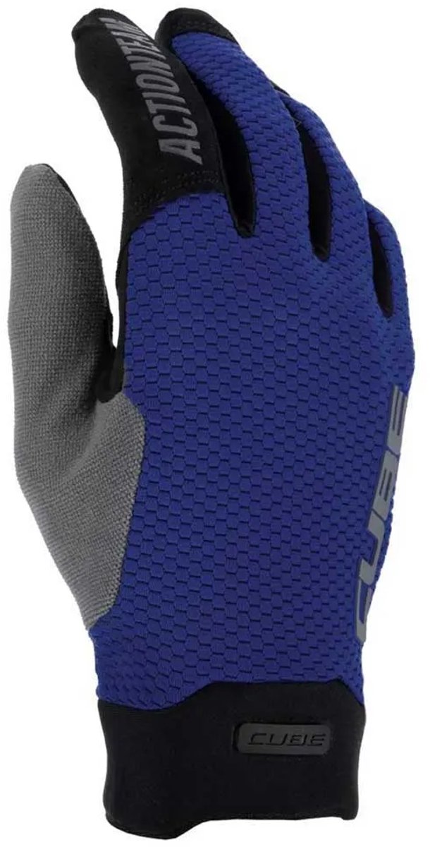 CUBE GLOVES GRAVITY LONG FINGER X ACTIONTEAM BLUE