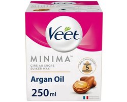 Veet Warme Wax - Orientaalse Ontharings Wax - Minima - Arganolie - 250 ml