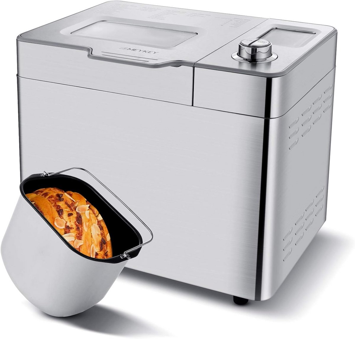 Automatische Broodbakmachine met 25 Programma's en Timerfuncties in RVS