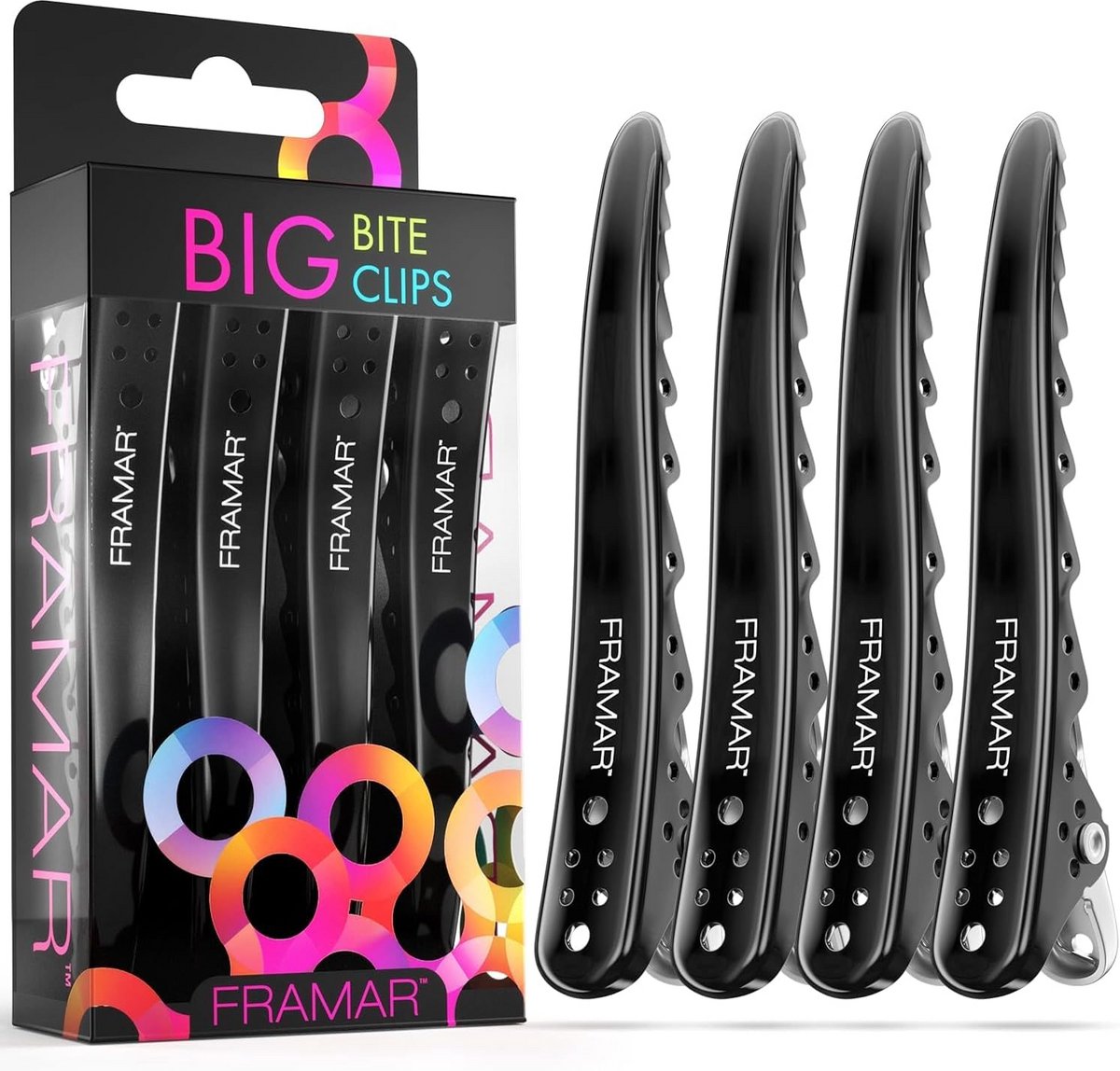Grote Sterke Haarclips voor Knippen en Stylen - 4 Stuks
