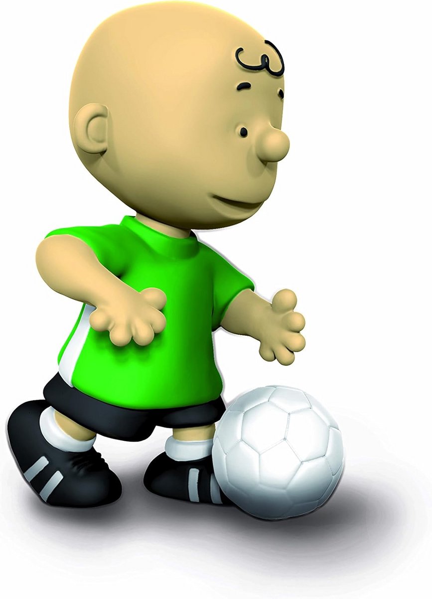 Voetballer Figuur Charlie Brown Speelfiguur