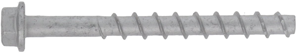 Ivana Betonschroef - Zeskantkop - Met flens - Verzinkt - 7.5x75 - 100 stuks