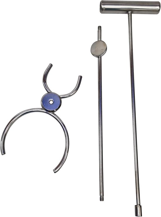 Acclaim 3-delige Metalen Bowlinglifter – Chroom, T-handgreep, Lichtgewicht (ca. 320 G)