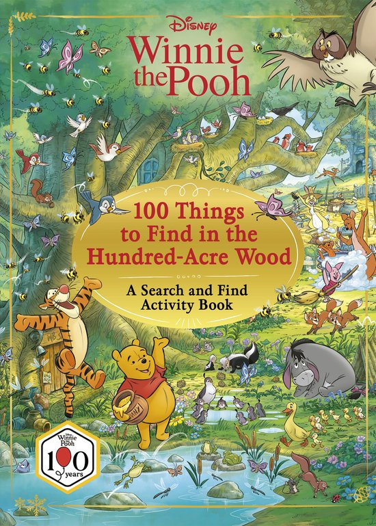 Disney Winnie The Pooh 100 Things to Find in the Hundred Acr ... - cover