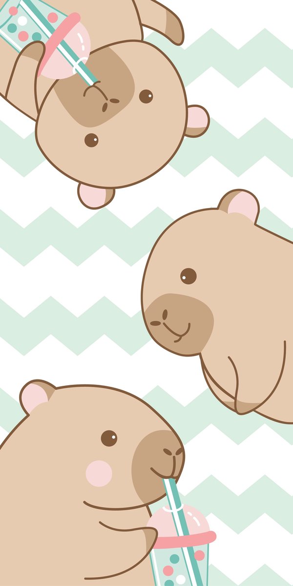 Capybara Strandlaken Kawaii - 70 x 140 cm - Katoen