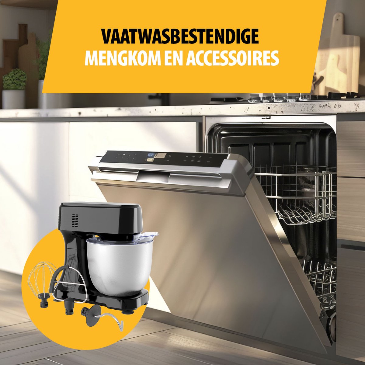 Tristar Keukenmachine 800W - Keukenrobot 4,5L thumbnail 6