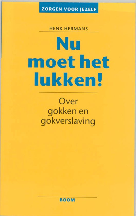 Zorgen voor jezelf - Nu moet het lukken - cover