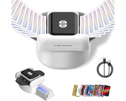 Automatische kaartschudder, oplaadbaar en draagbaar, elektrische schudder voor 1-2 kaartspellen, geschikt voor het spelen van UNO, Phase 10, blackjack en casinopokerspellen