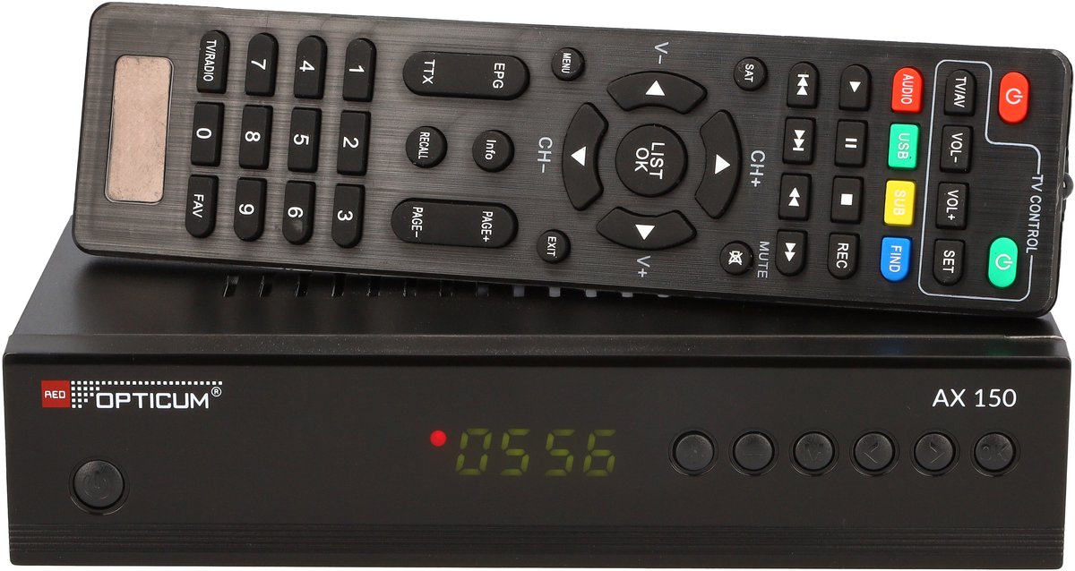 Opticum AX150 Serie - Full HD Satellietontvanger - PVR - USB ondersteuning