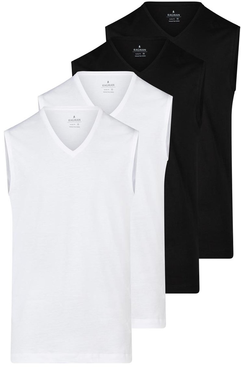 RAGMAN Heren onderhemd 4 pack Basic