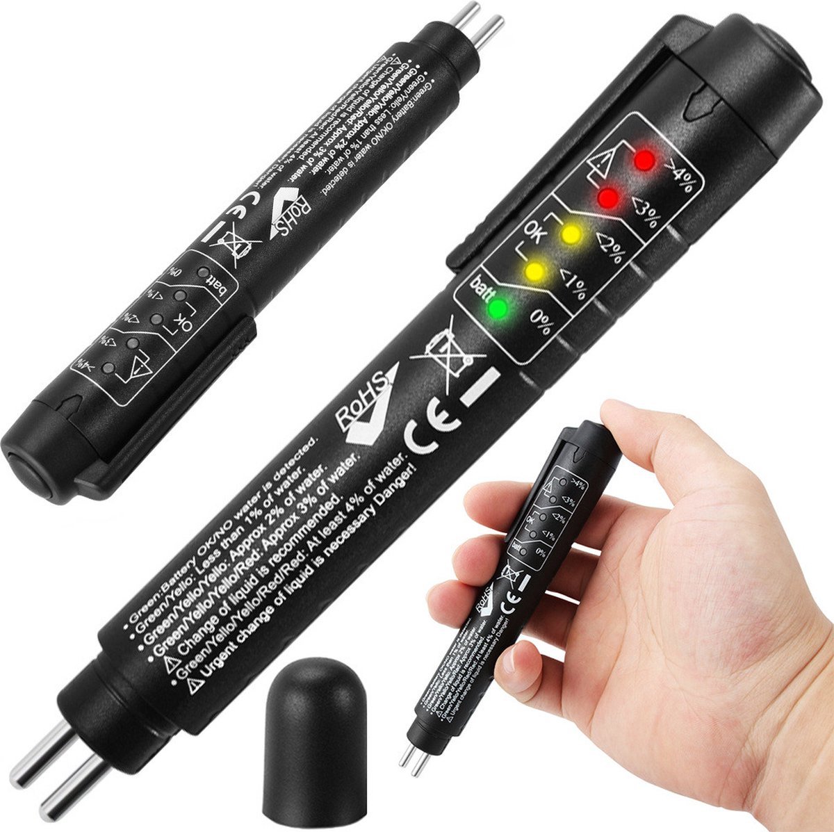 Han-Bar® Remvloeistoftester Pen - Nauwkeurig - Met Batterij - Automatische Uitschakeling
