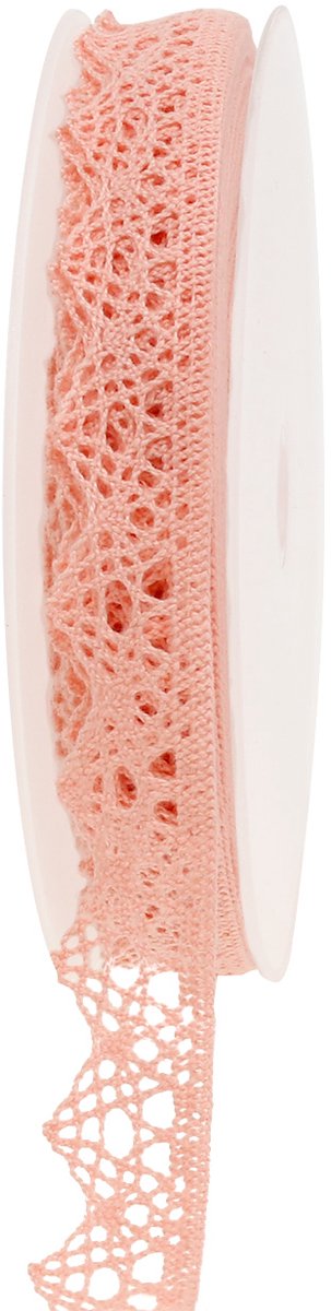 Decoratief lint kant 22mm 20m zalm