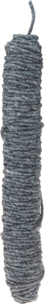 Wick draad viltkoord, viltkoord, wollen koord gemêleerd blauw 55m