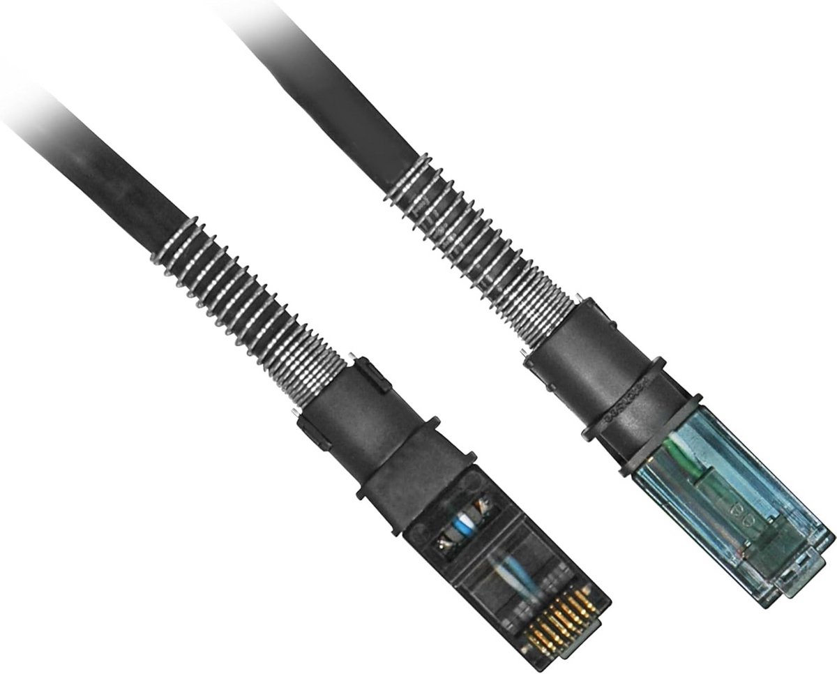 UTP CAT6 Netwerkkabel 1.8 Meter Zwart Aansluitkabel