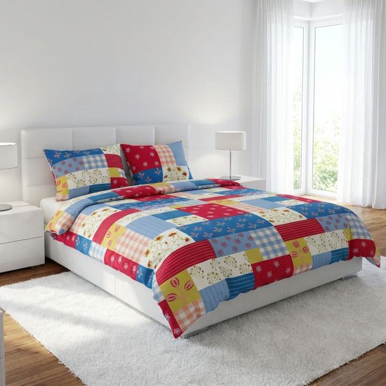 Housse de couette Linda bleu 240x200 / 220cm