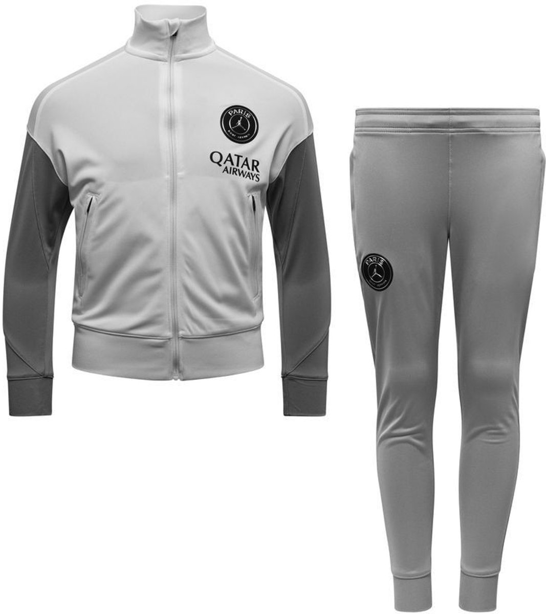 Nike Paris Saint-Germain Strike Trainingspak 2025/2026 - Wit/Grijs/Zwart - Maat XL (158-170) - Kids