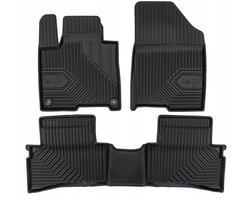 Frogum No.77 Automat / Vloermat - 3D Pasvorm - Geschikt voor KIA Sportage V PHEV vanaf 2021 - TPE Rubber - 3-delig - Hoge Rand 4cm - Zwart