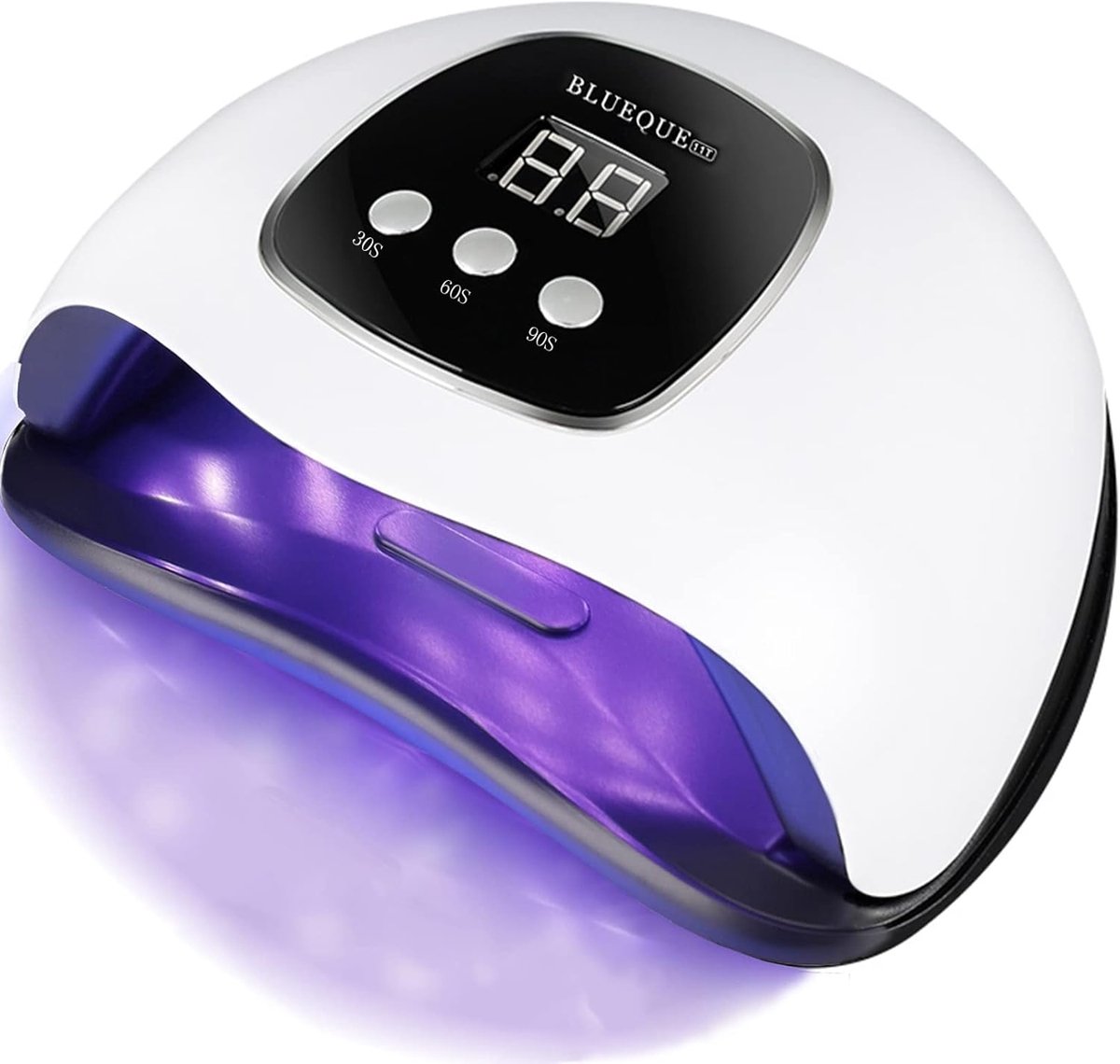 UV-nagellamp - 48W LED-nagellamp - Geschikt voor gelnagellak - Sneldrogend - Met automatische sensor - 3 timerinstellingen - Compact en draagbaar - UV LED-nagellamp - Geschikt voor vinger- en teennagels