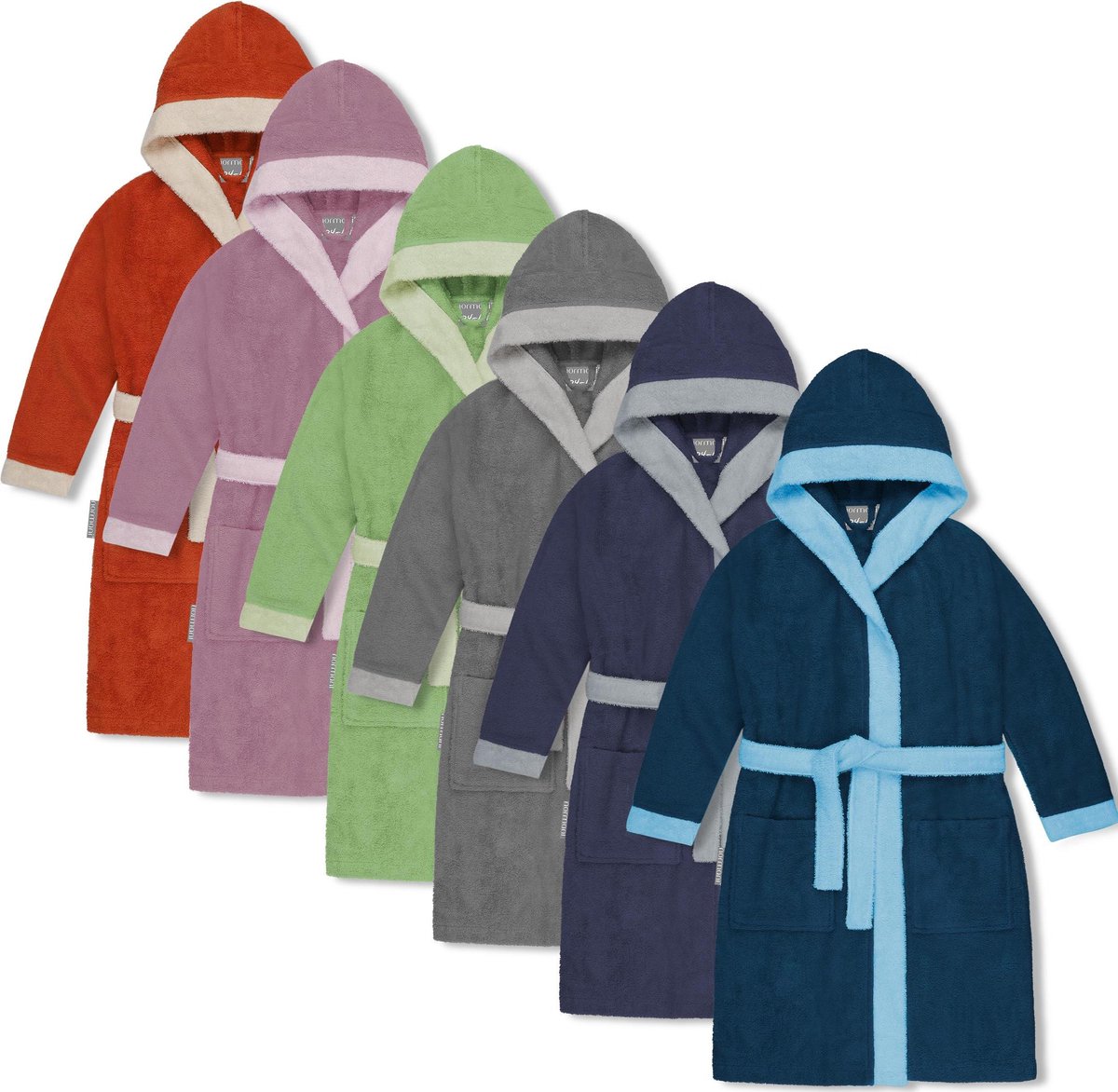 Kinderbadjas van biologisch katoen „Elounda“