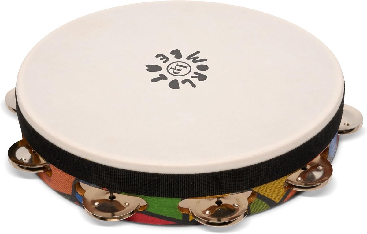 Tamboerijn Percussie Instrument 10 Inch Handtrommel Enkele Rij Vellen