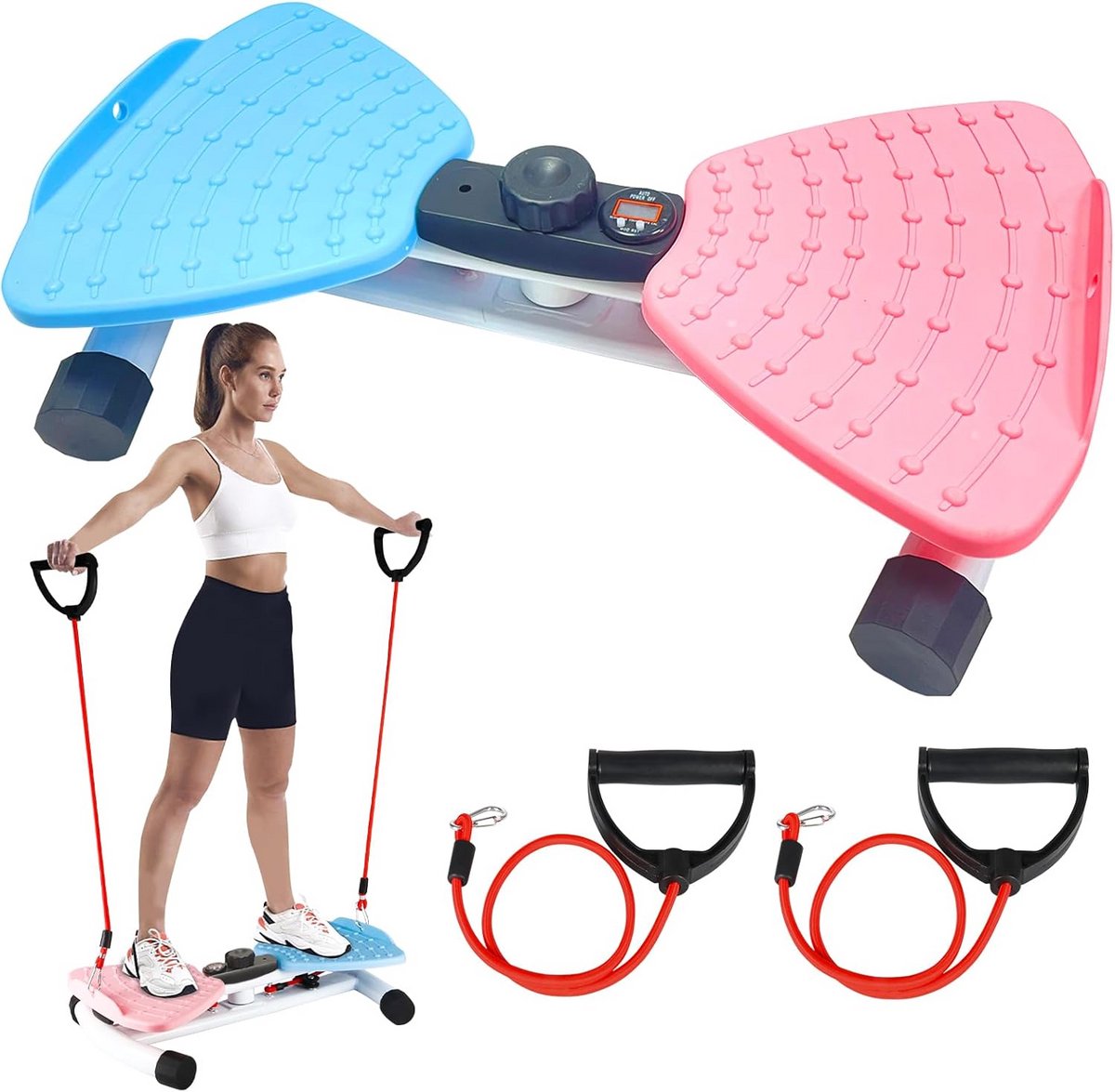 Taille Twister met Hoge Belasting (tot 136 kg) - Stil Trainen voor Buikspieren en Taille