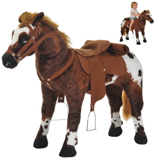 Foto: Hkm hobby horse dekentje rose met bloemetjes
