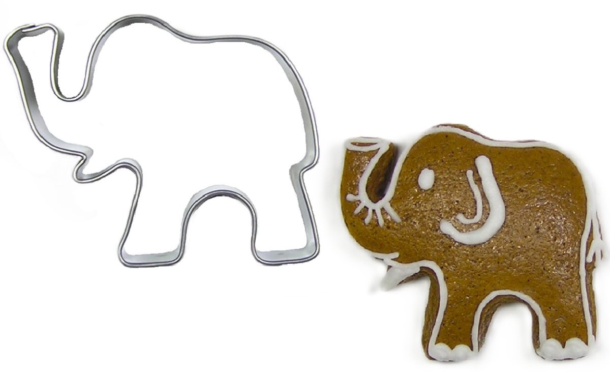 BrandNewCake Uitsteker Olifant RVS 5cm
