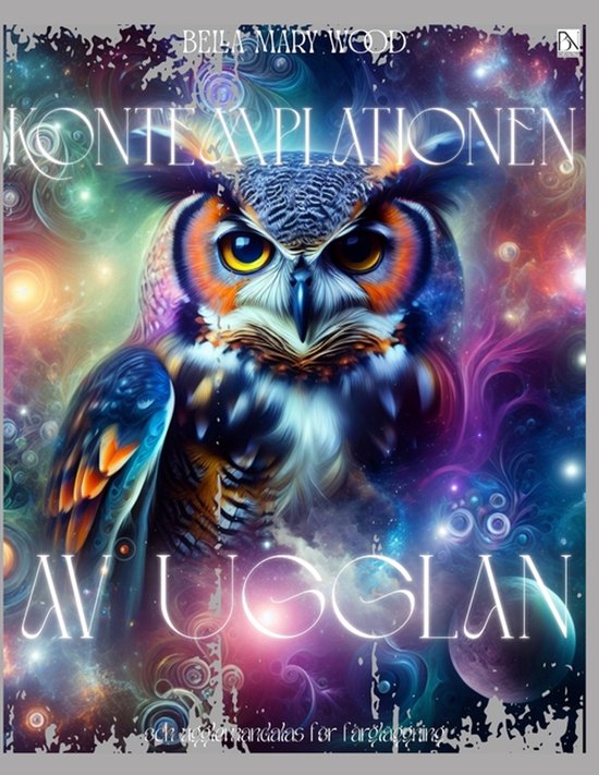 Magiska ugglor! Mandalas att måla - cover